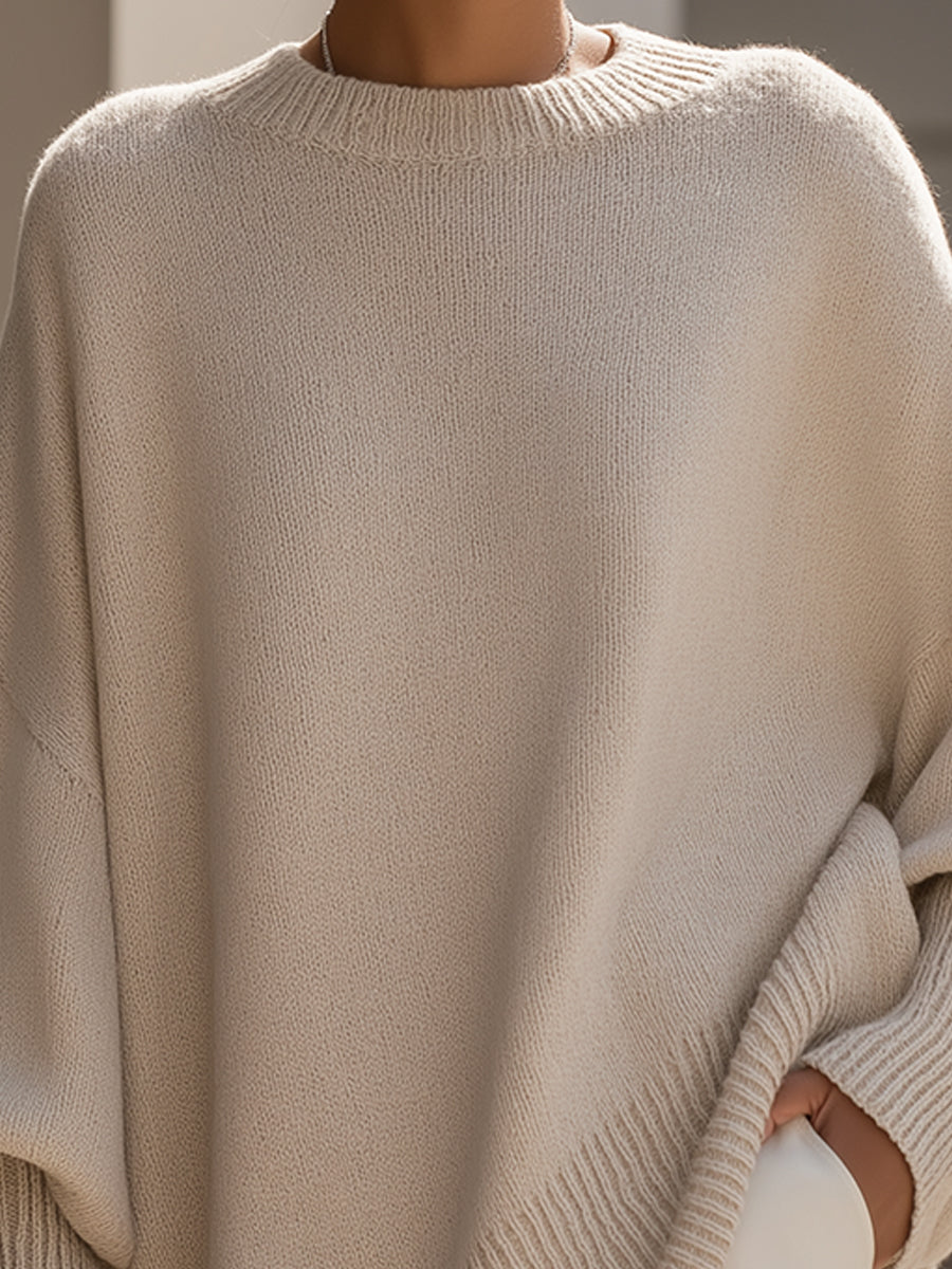 Matilde - Women's Knit Cape Poncho