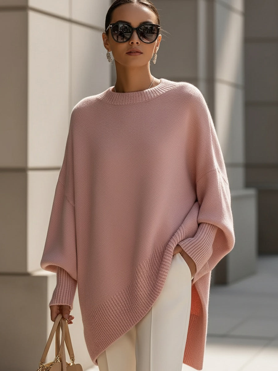 Matilde - Women's Knit Cape Poncho