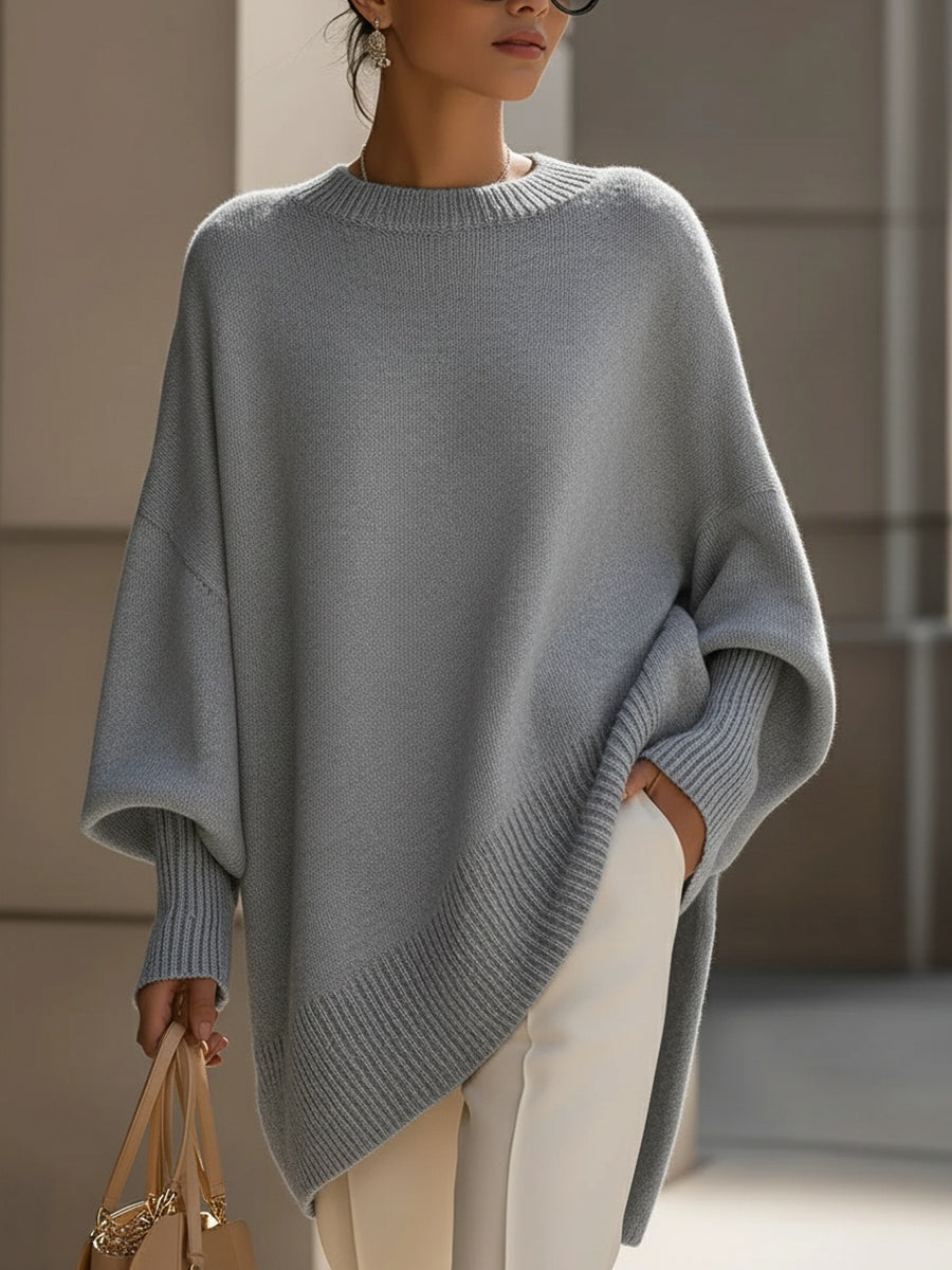 Matilde - Women's Knit Cape Poncho