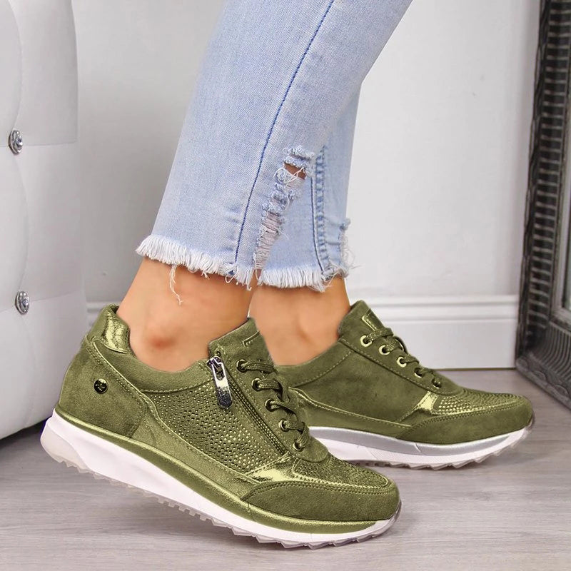 Melisande - Women's Lace Up Comfort Sneakers