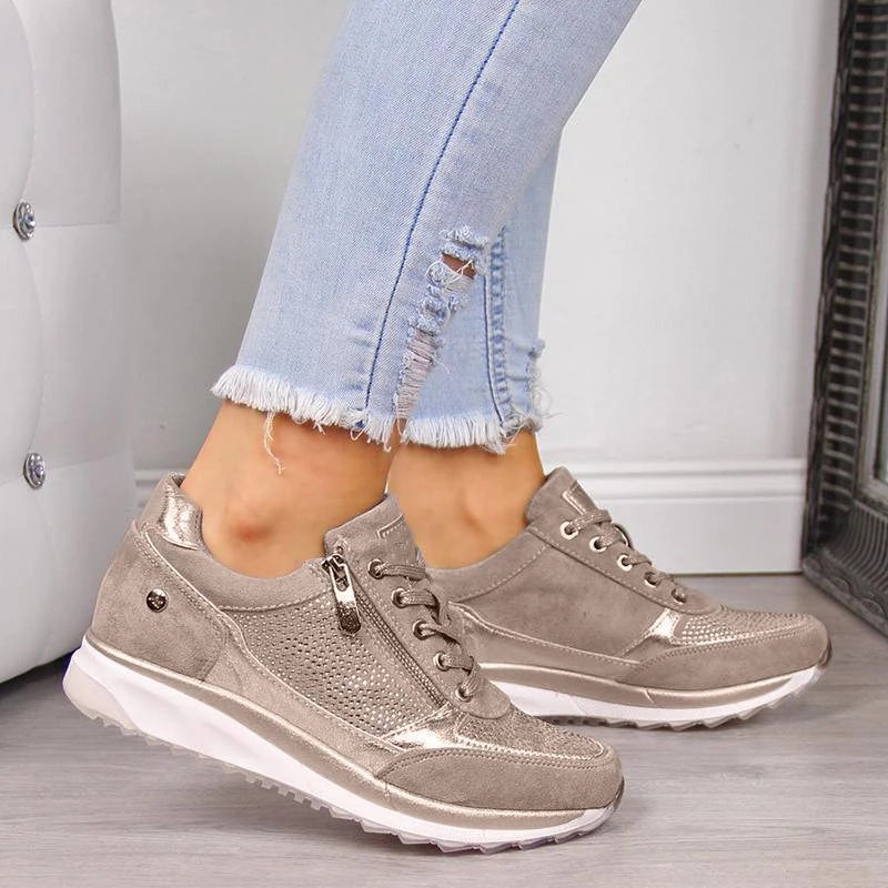 Melisande - Women's Lace Up Comfort Sneakers
