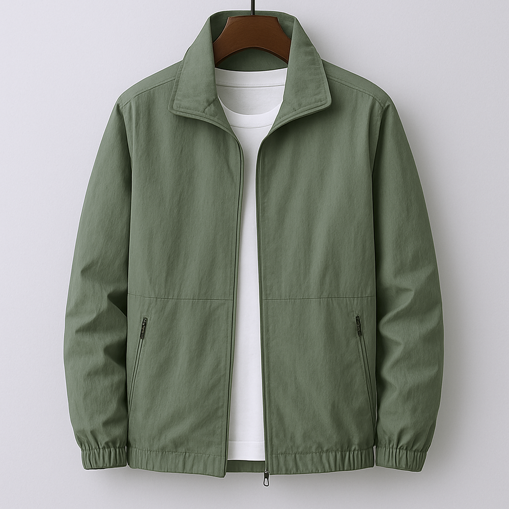 Merrick - Men's Zip Up Collared Jacket