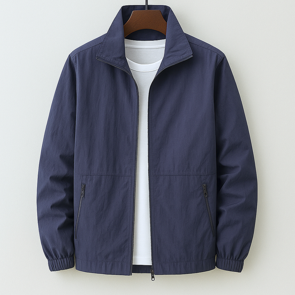 Merrick - Men's Zip Up Collared Jacket