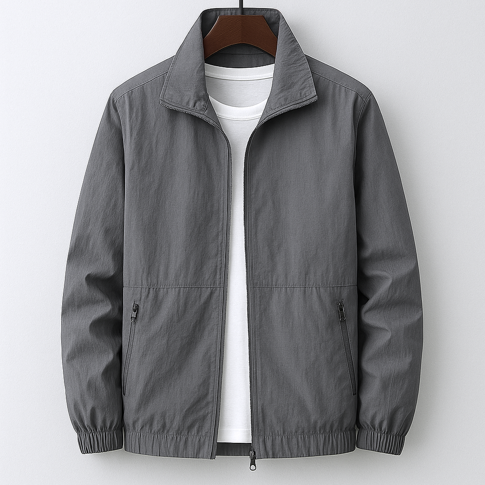 Merrick - Men's Zip Up Collared Jacket