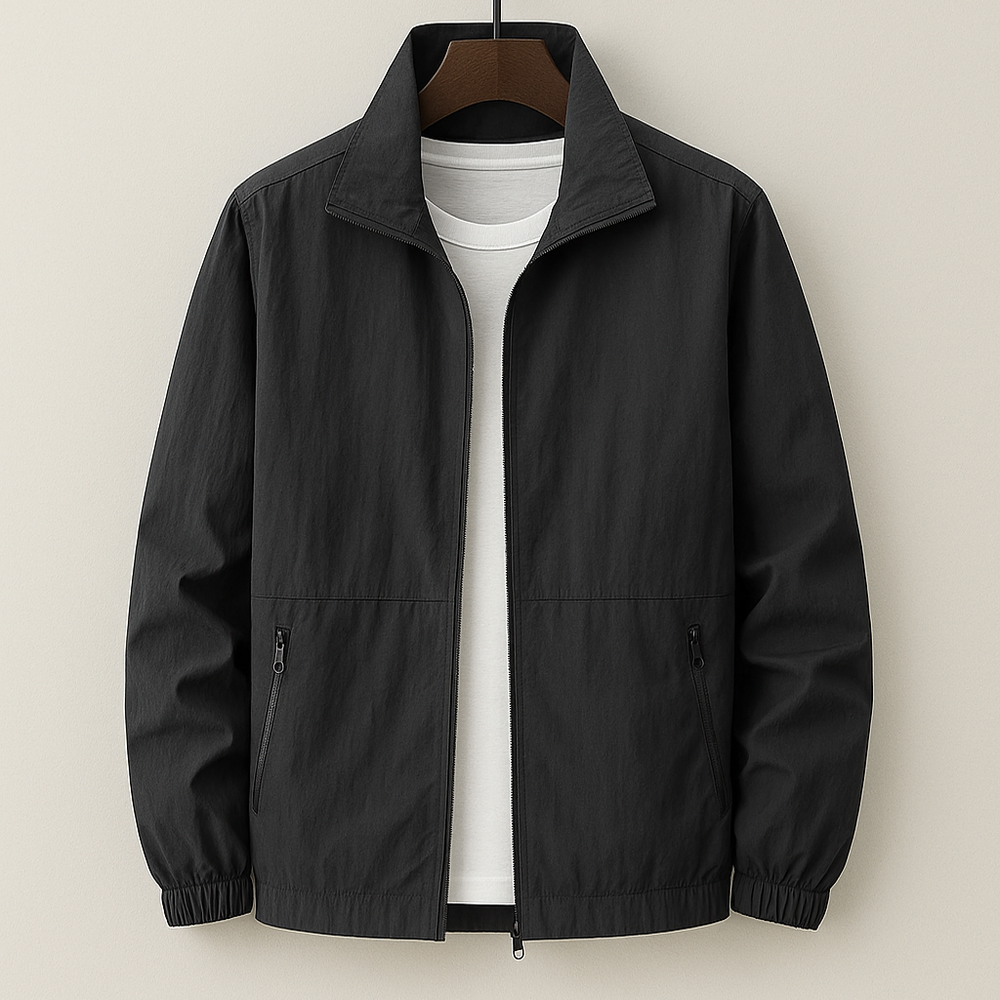 Merrick - Men's Zip Up Collared Jacket