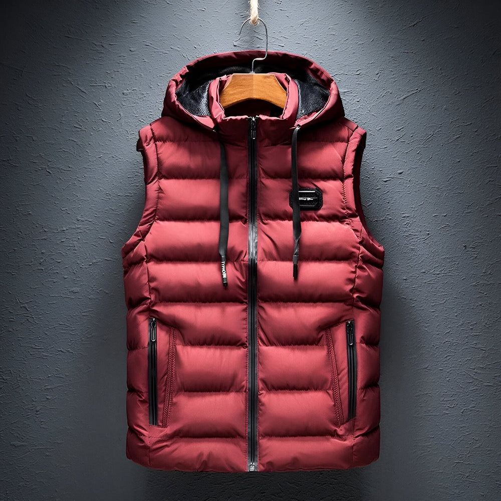 Miles - Men's Hooded Puffer Vest
