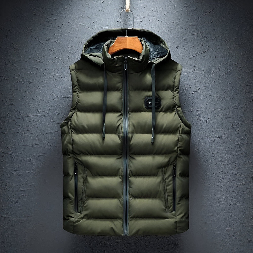 Miles - Men's Hooded Puffer Vest