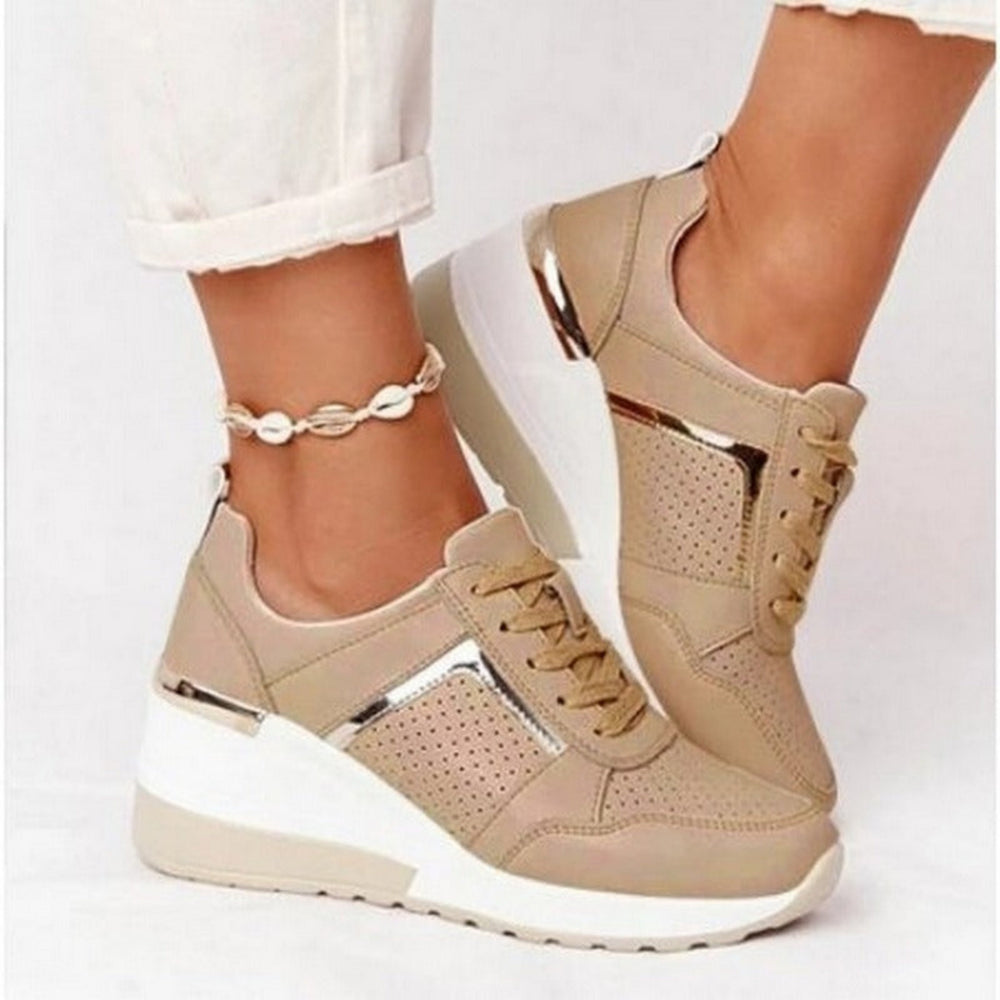 Nell - Women's Wedge Platform Sneakers