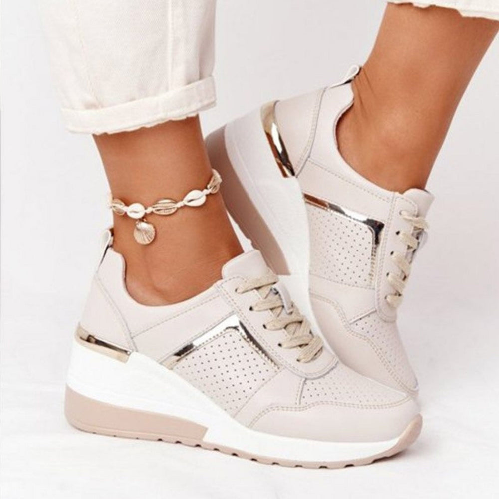 Nell - Women's Wedge Platform Sneakers