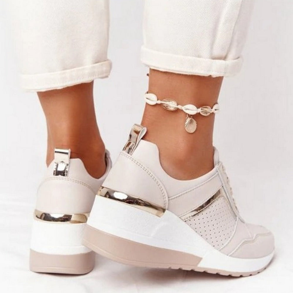 Nell - Women's Wedge Platform Sneakers