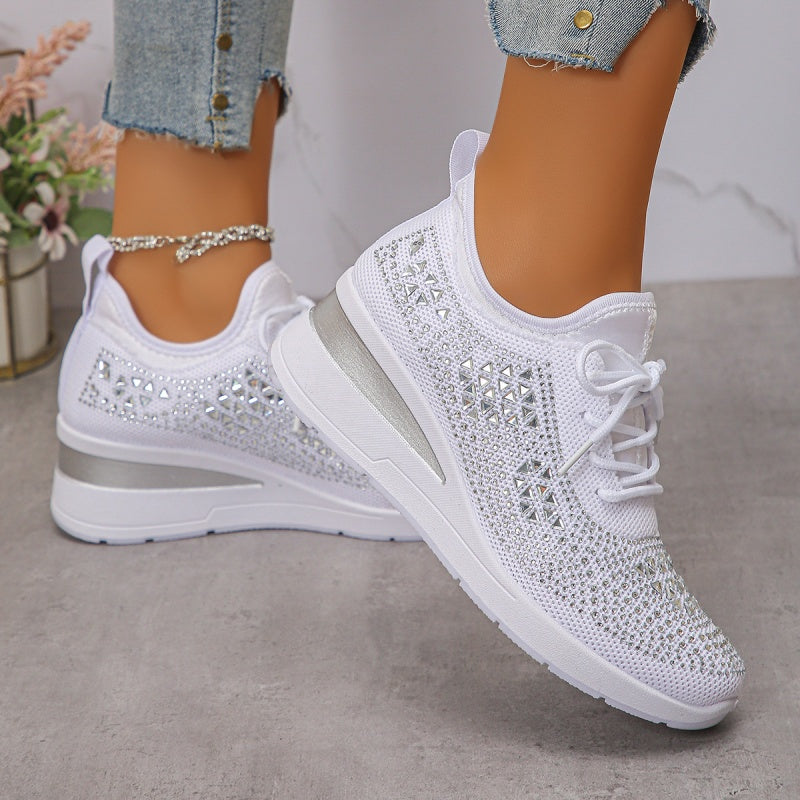 Nerissa - Women's Rhinestone Arch Support Sneakers