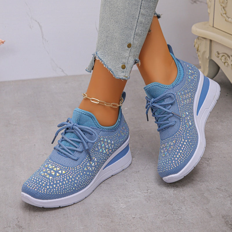 Nerissa - Women's Rhinestone Arch Support Sneakers