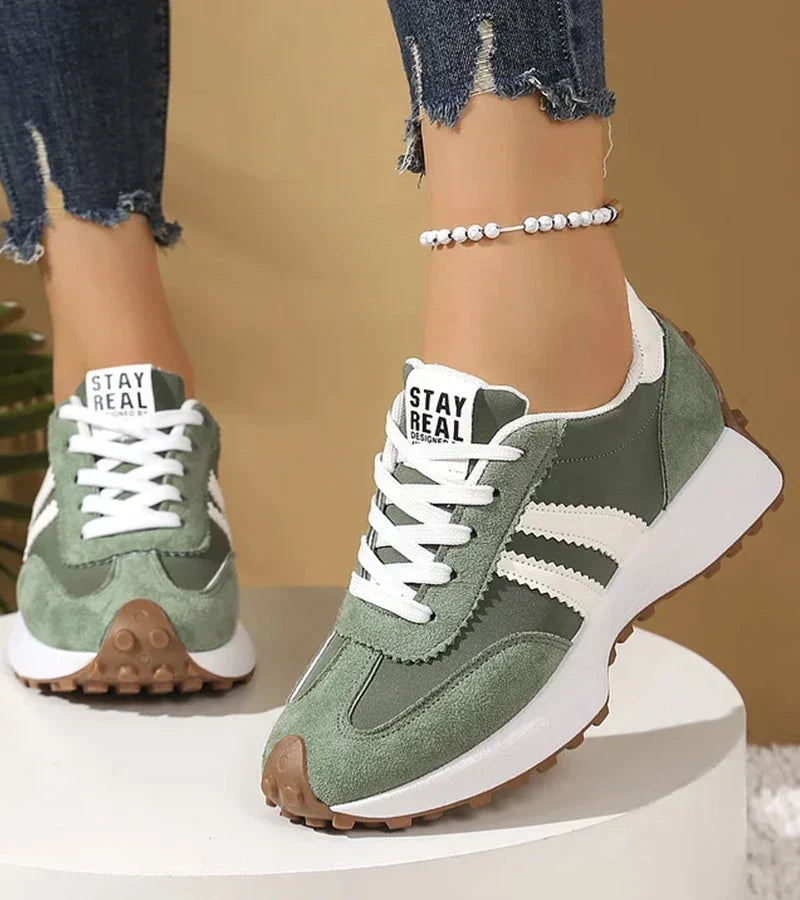 Nora - Women's Lace Up Walking Sneakers