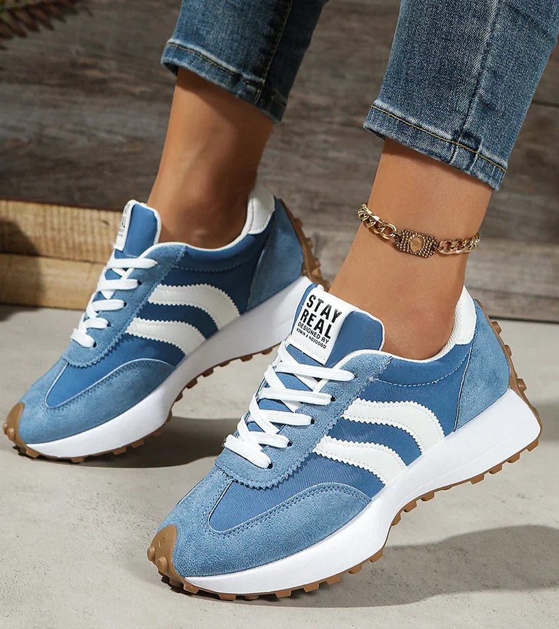 Nora - Women's Lace Up Walking Sneakers