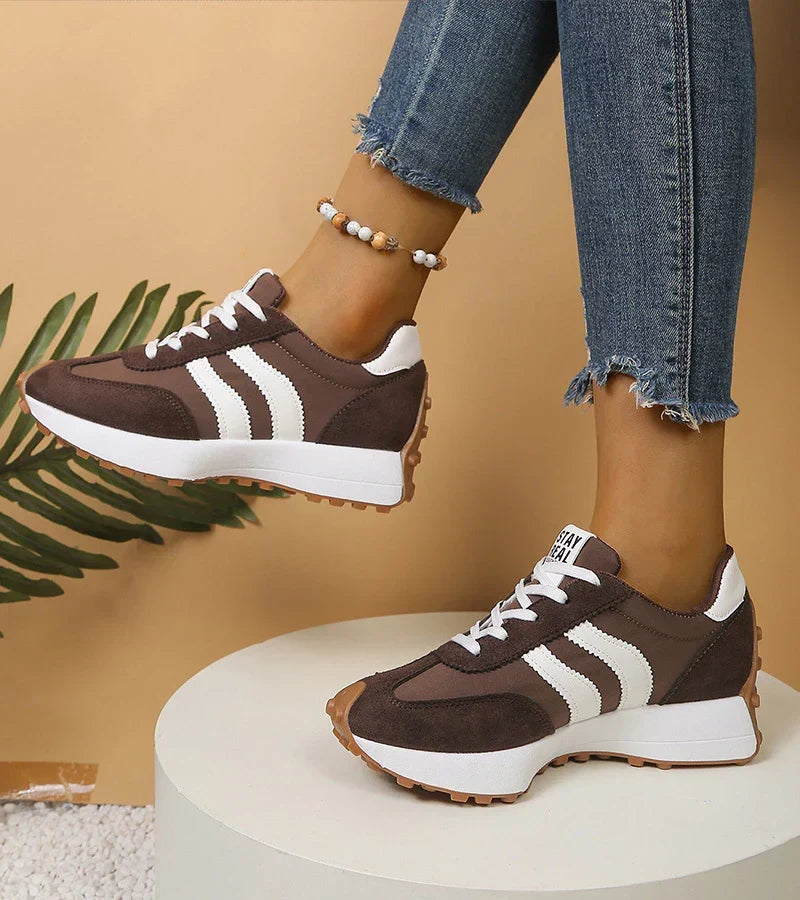 Nora - Women's Lace Up Walking Sneakers