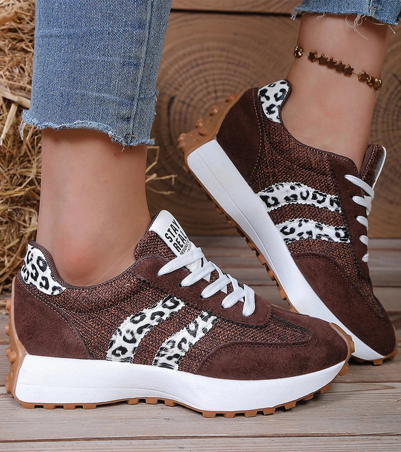 Nora - Women's Lace Up Walking Sneakers