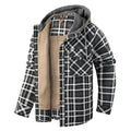 Orson - Men's Hooded Plaid Shirt Jacket