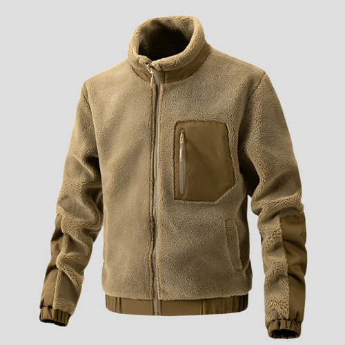 Osric - Men's Stand Collar Fleece Jacket