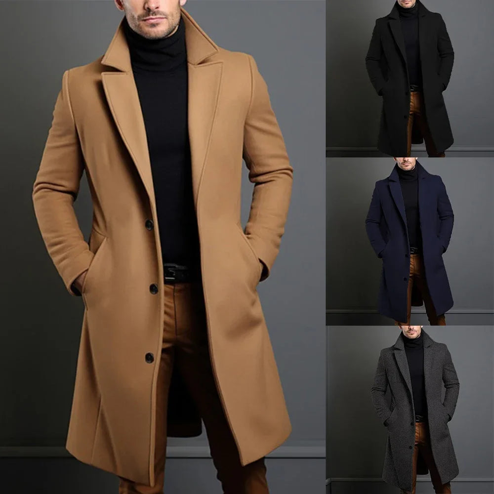 Otis - Men's Long Trench Coat