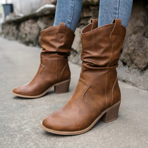 Persephone - Women's Western Mid Calf Boots