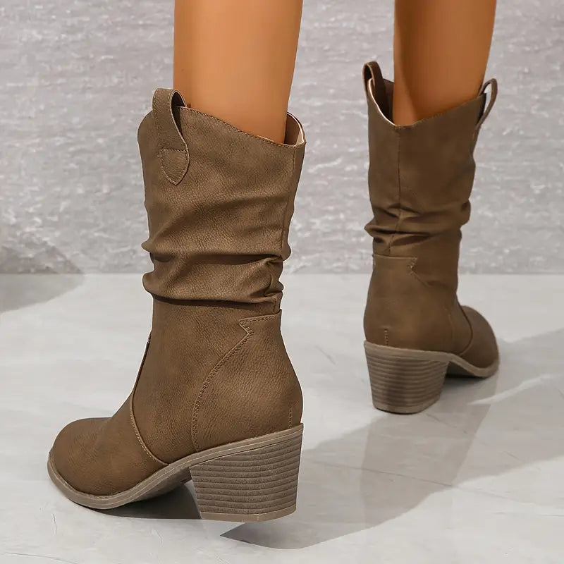 Persephone - Women's Western Mid Calf Boots