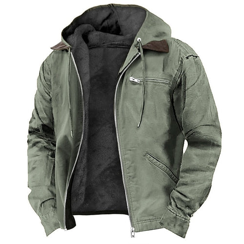 Quentin - Men's Hooded Windbreaker Jacket