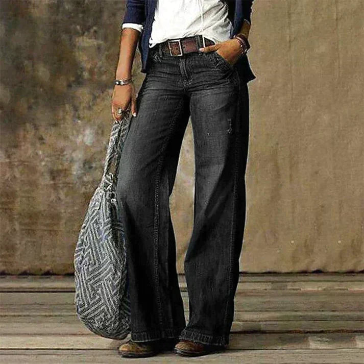 Roxane - Women's High Waisted Trousers