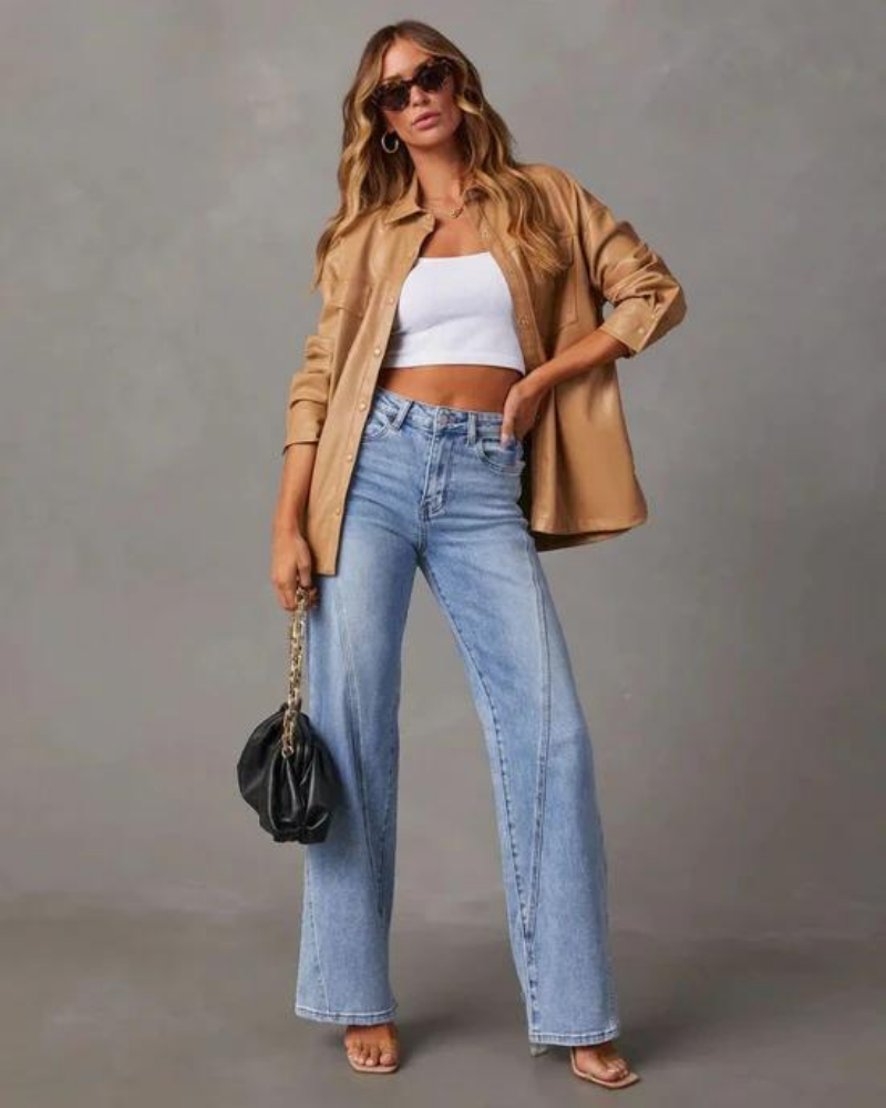 Saoirse - Women's Wide Leg Jeans