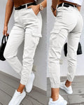Serena - Women's Cotton Cargo Pants