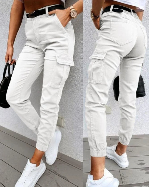 Serena - Women's Cotton Cargo Pants