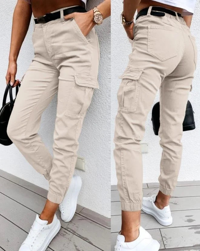 Serena - Women's Cotton Cargo Pants