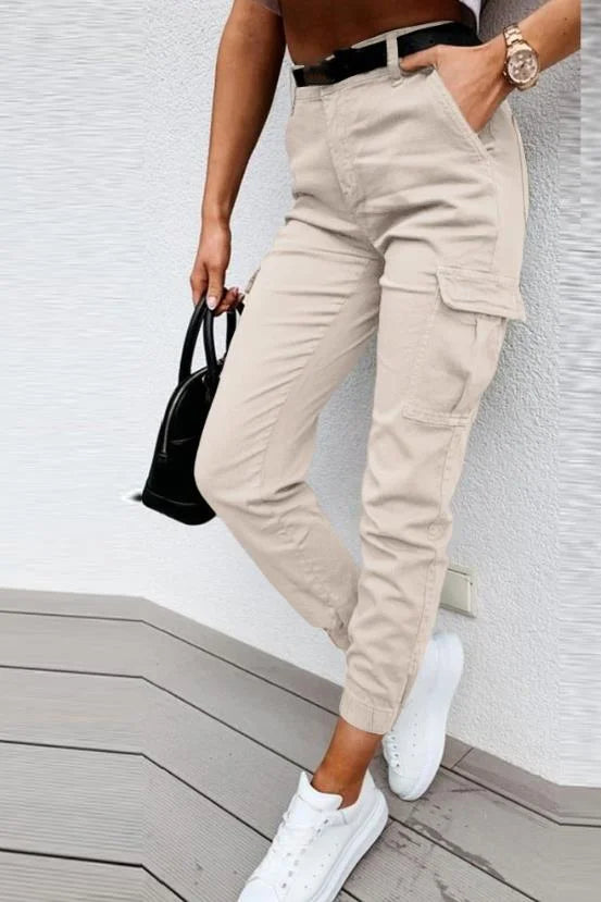 Serena - Women's Cotton Cargo Pants
