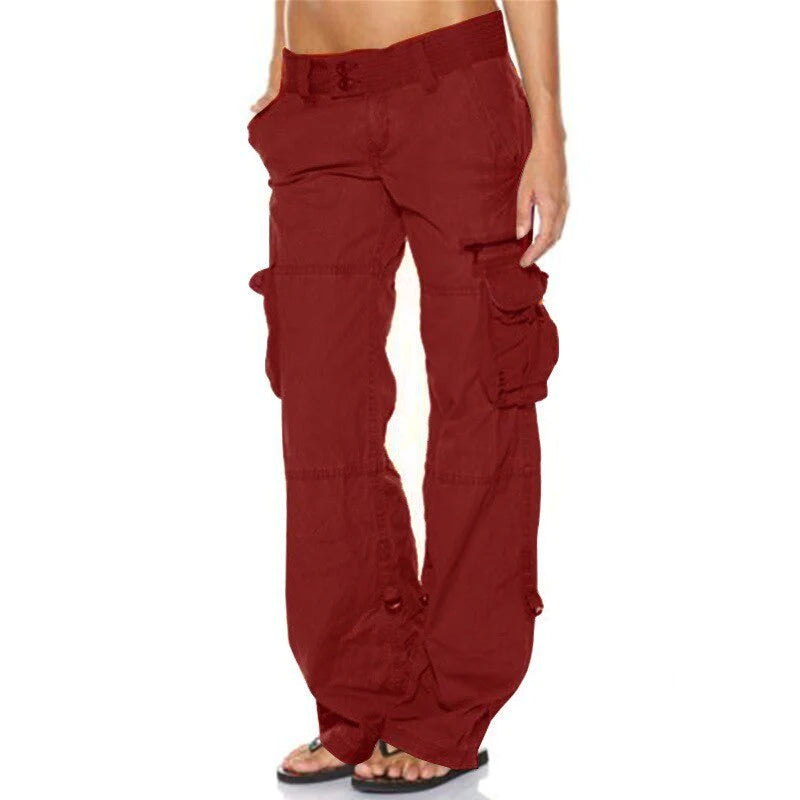 Sibyl - Women's High Waisted Cargo Pants