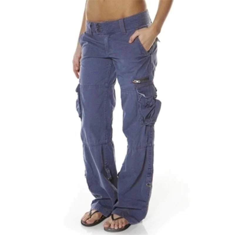 Sibyl - Women's High Waisted Cargo Pants