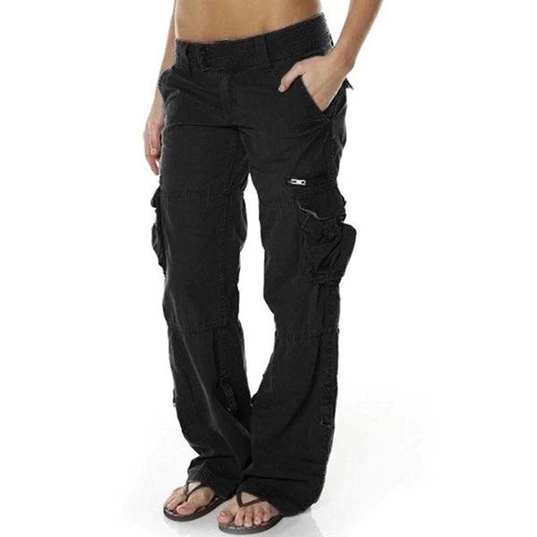 Sibyl - Women's High Waisted Cargo Pants