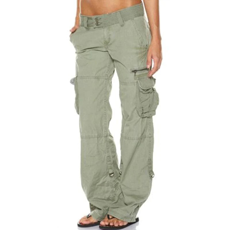 Sibyl - Women's High Waisted Cargo Pants