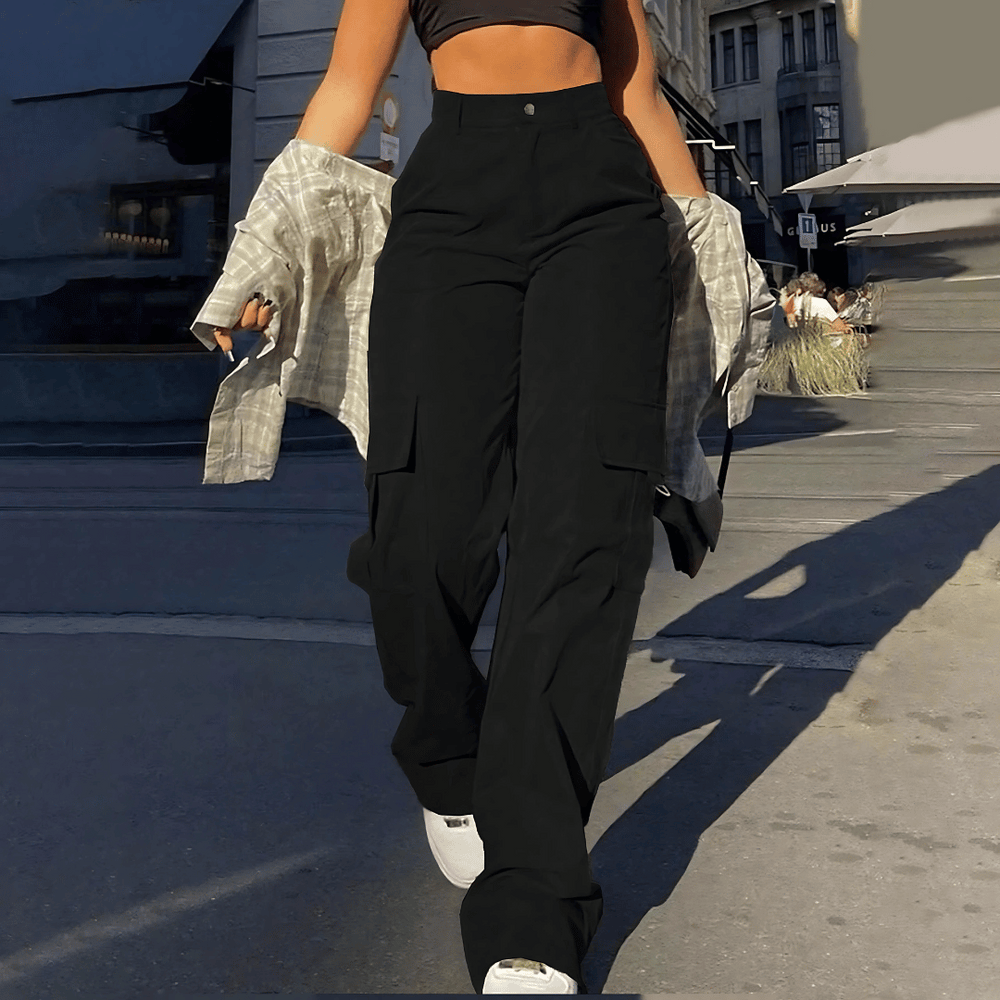 Simone - Women's Wide Leg Cargo Pants