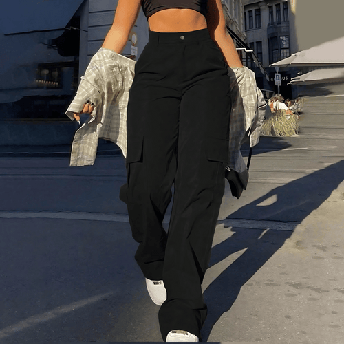 Simone - Women's Wide Leg Cargo Pants