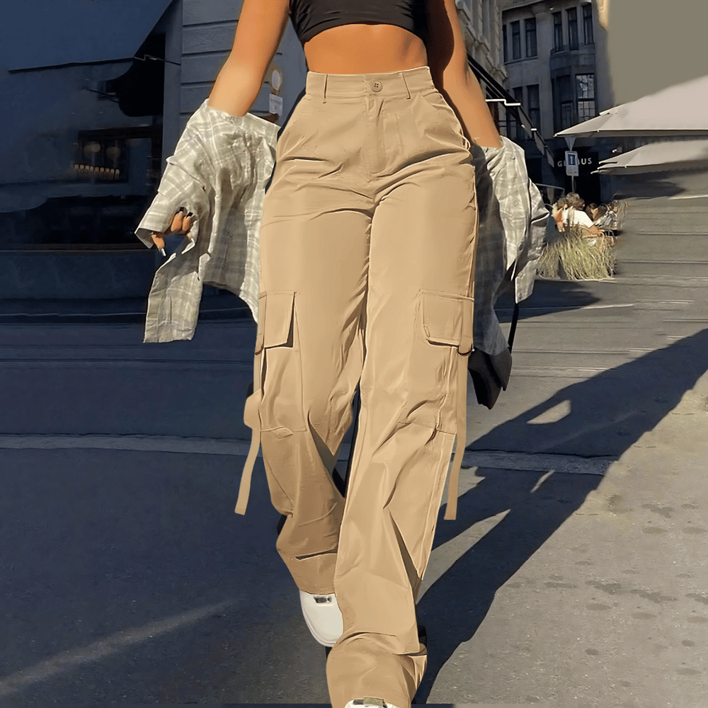 Simone - Women's Wide Leg Cargo Pants