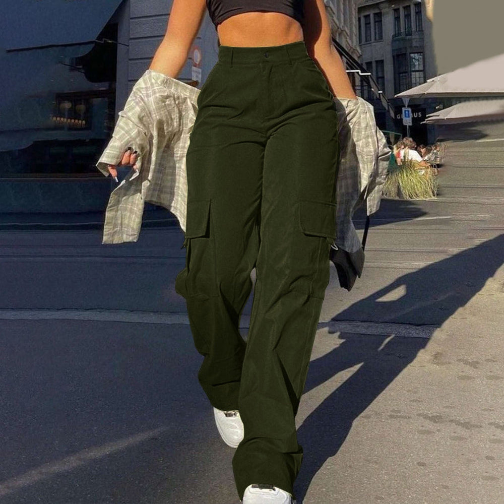 Simone - Women's Wide Leg Cargo Pants