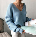 Tabitha - Women's Oversized V Neck Pullover Sweater