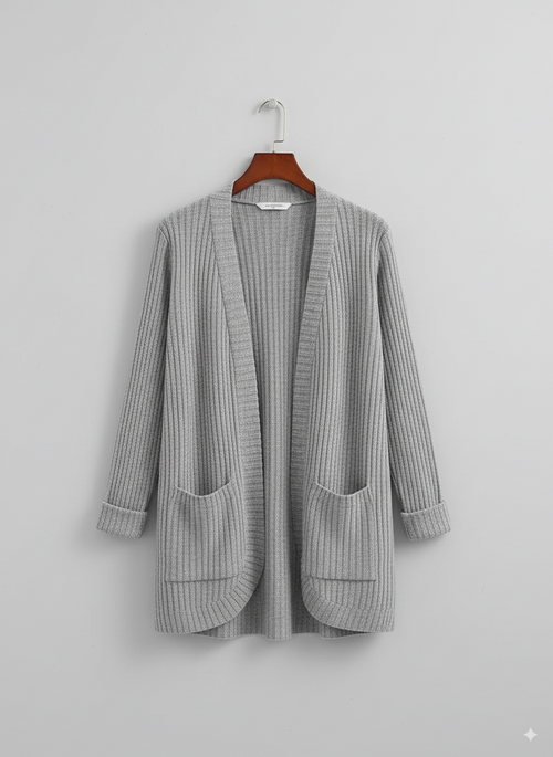 Thea - Women's Open Front Pocket Cardigan