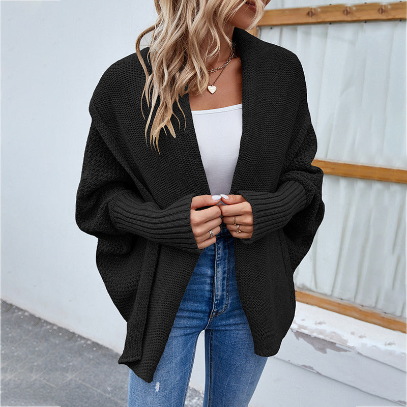 Thomasin - Women's Oversized Open Front Cardigan