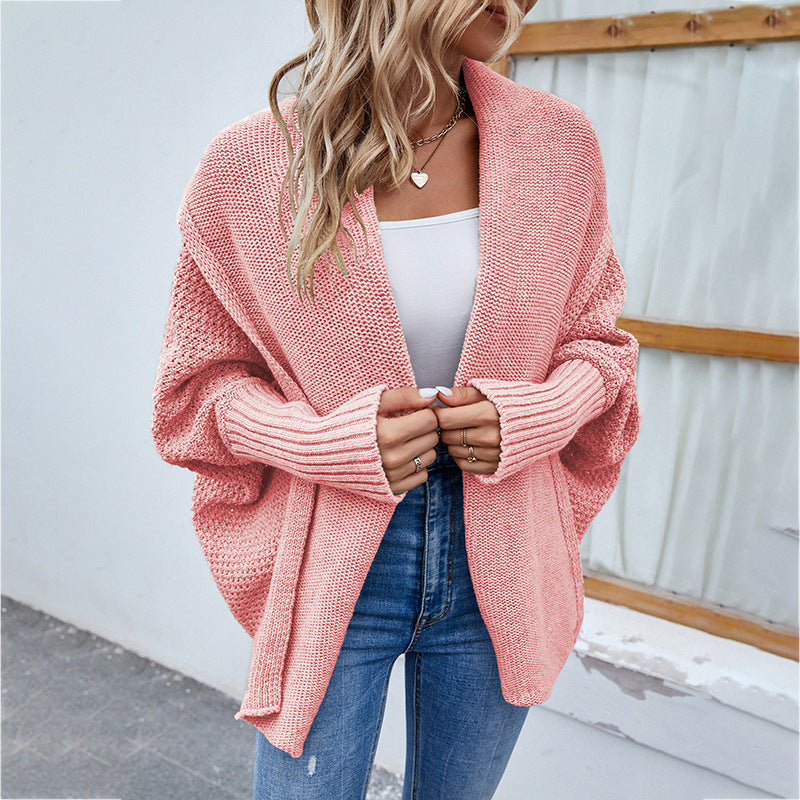 Thomasin - Women's Oversized Open Front Cardigan