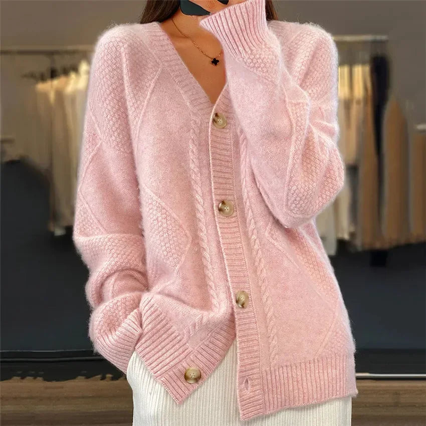 Tilda - Women's Long Button Up Cardigan