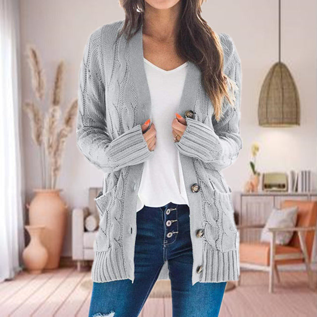 Ursula - Women's Cable Knit Cardigan