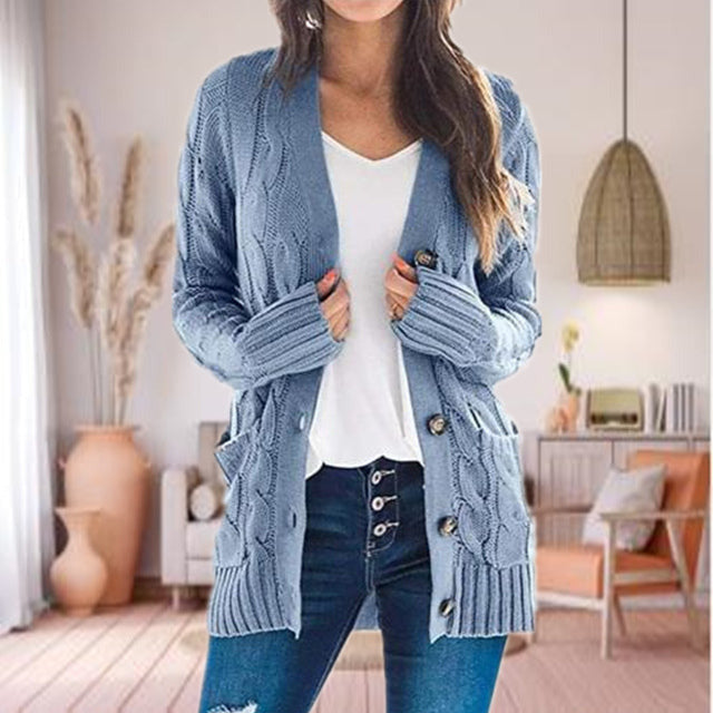 Ursula - Women's Cable Knit Cardigan