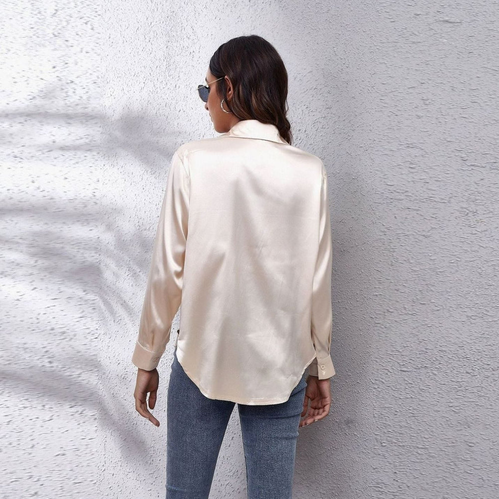 Vivien - Women's Button Down Long Sleeve Blouse